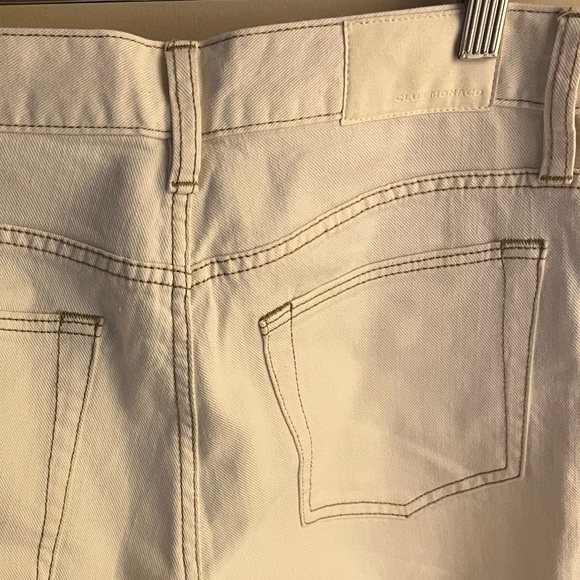 CLUB MONACO White Straight Leg Jeans Women’s Size 30 W / 30 L - Picture 4 of 6